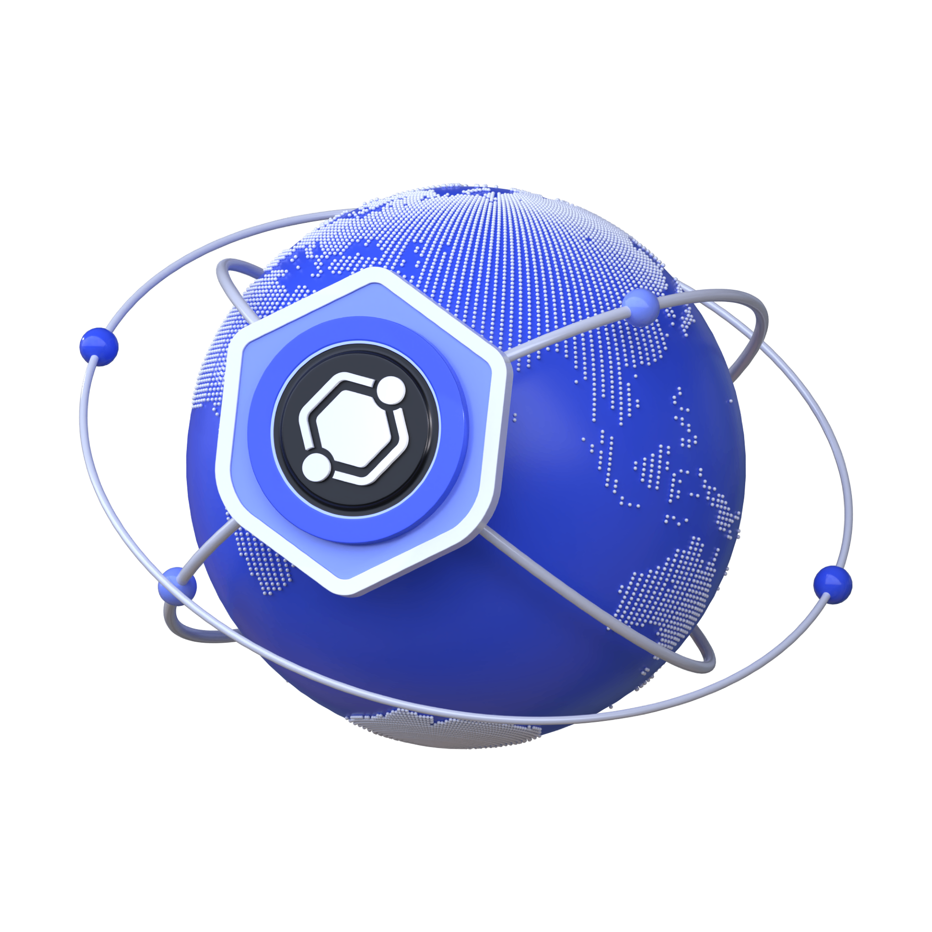 CryptoHub Foundation 3D Globe